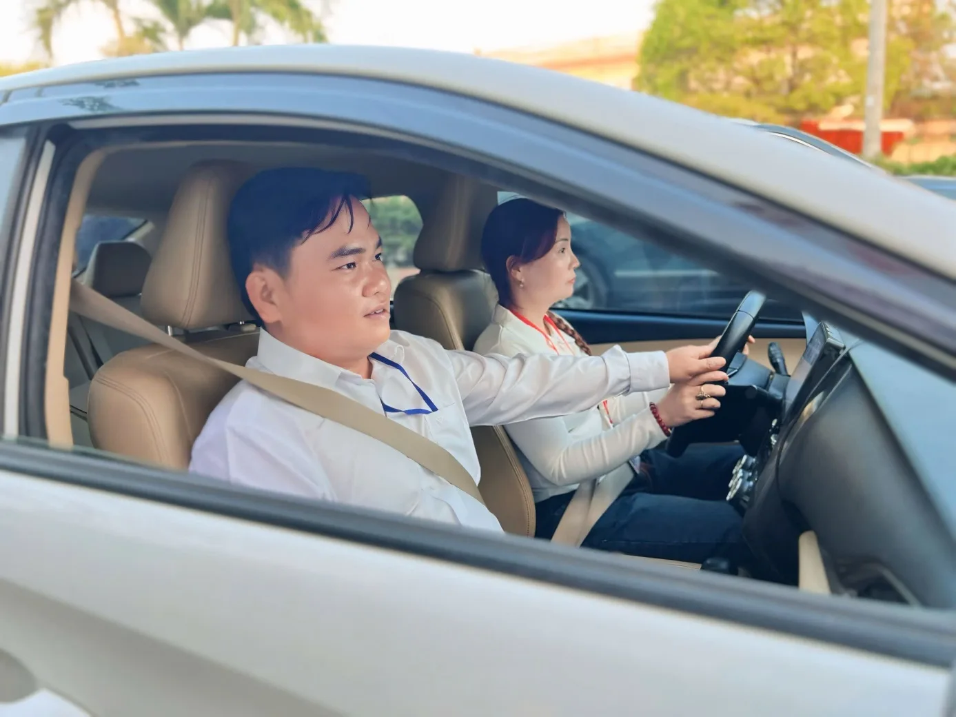 Học viên trong khóa Học lái xe ô tô hạng B cơ khí